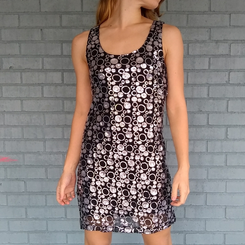 Charlotte Russe sequined mini dress size M